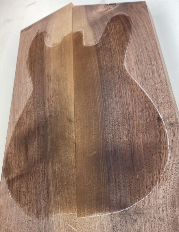 Body European Walnut AA, Unique-Piece #022